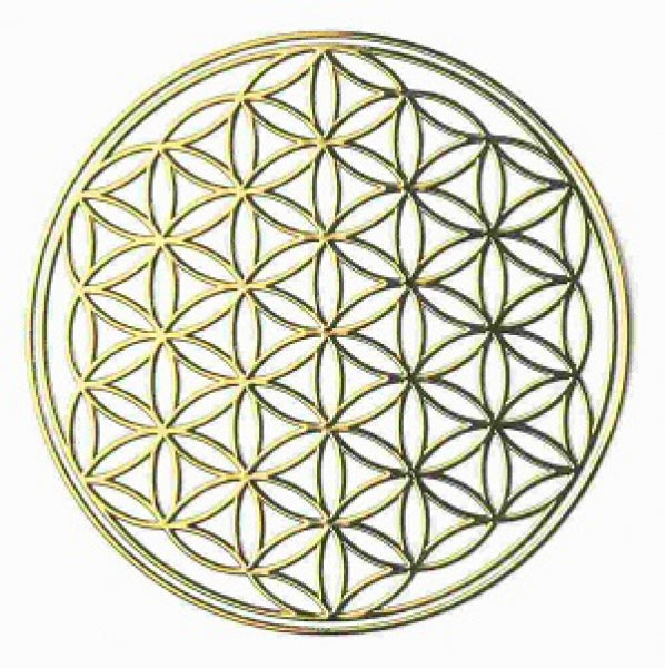 Blume des Lebens Gold 1511