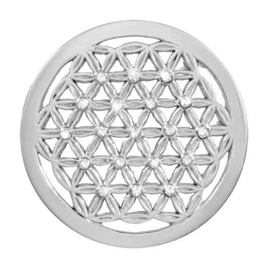 Style Coin 603 Blume des Lebens Silber