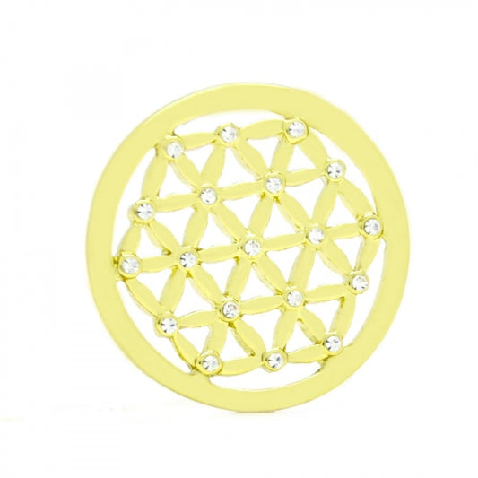 Style Coin 607 Blume des Lebens Gold