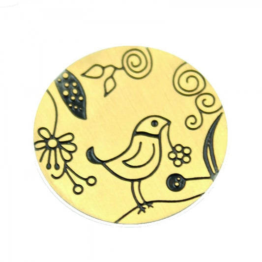 Story Scheibe 1333 Vogel Gold