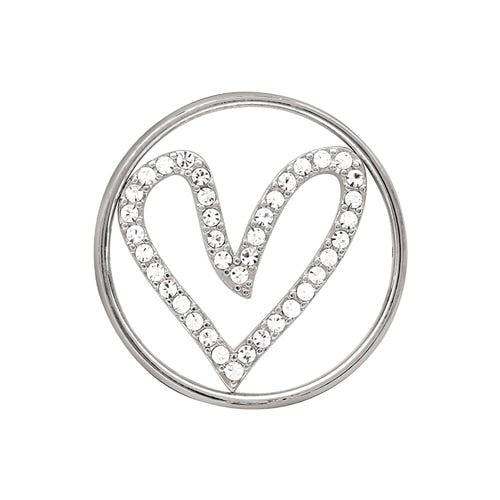 Story Scheibe 1304 Silber Herz