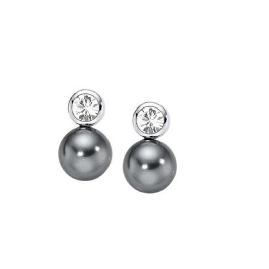 Ohrstecker 238 Gray Pearl