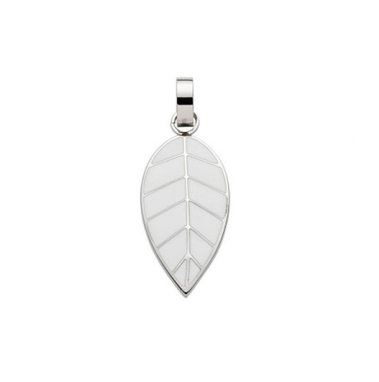 Anhänger Blatt Weiß 392