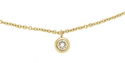 Anhänger Tennis mit Kette Gold 423