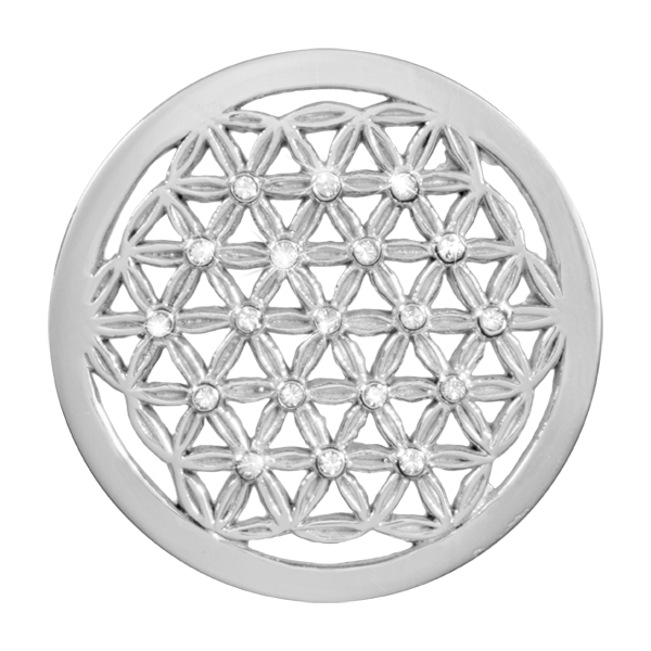 Style Coin 603 Blume des Lebens Silber