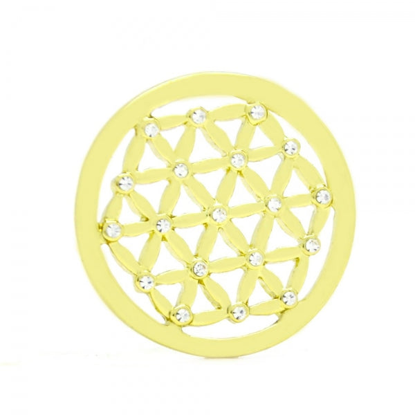 Style Coin 607 Blume des Lebens Gold